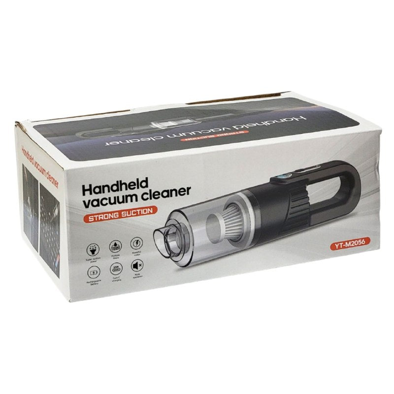 MAQUINA ASPIRADORA DE MANO DE FUERTE SUCCION Y POTENCIA, BATERIA RECARGABLE TIPO C Y SILENCIOSO HANDHELD VACUUM CLEANER YT-M2056