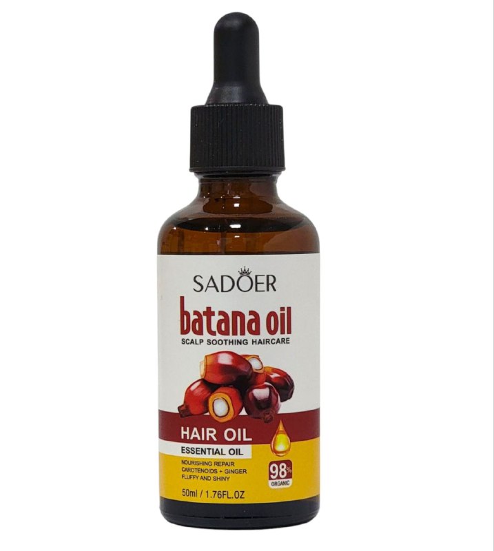 ACEITE PARA EL CABELLO DE ACEITE DE BATANA, CAROTENOIDES Y JENGIBRE,SADOER BATANA OIL 0.50ML