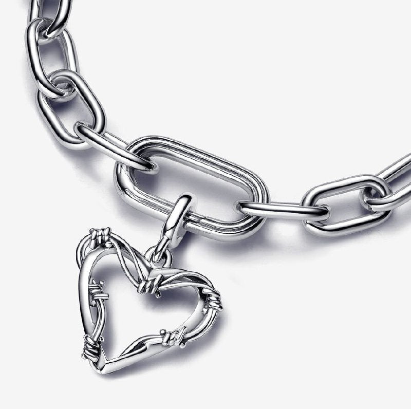 PCHARM4074 FORMA CORAZON PANDORA PLATA 9.25