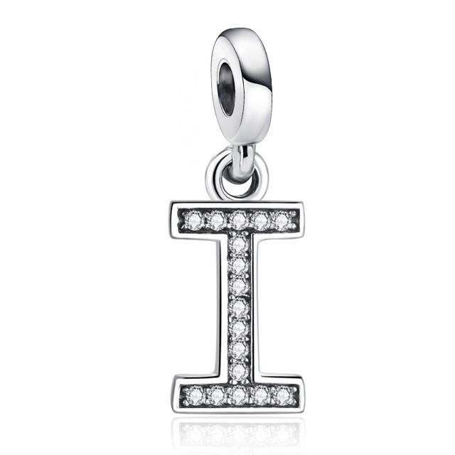 PCHARM4066$I LETRA I PANDORA PLATA 9.25