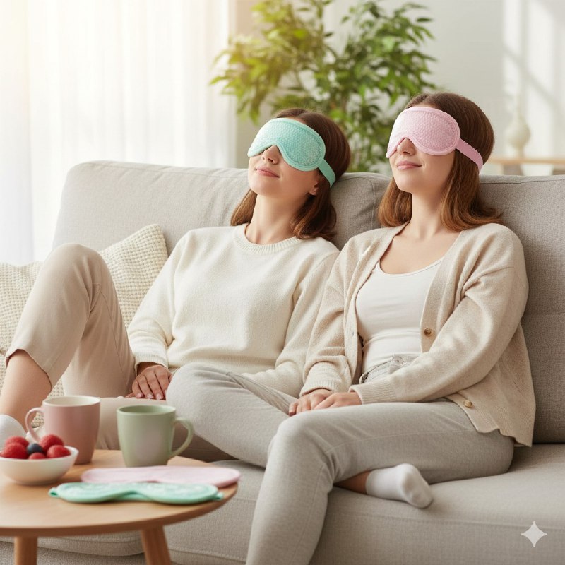 MASCARA DE GEL PARA OJOS, TERAPIA EN FRIO O CALOR QUE REDUCEN INFLAMACION, OJERAS, ETC 10X20CM