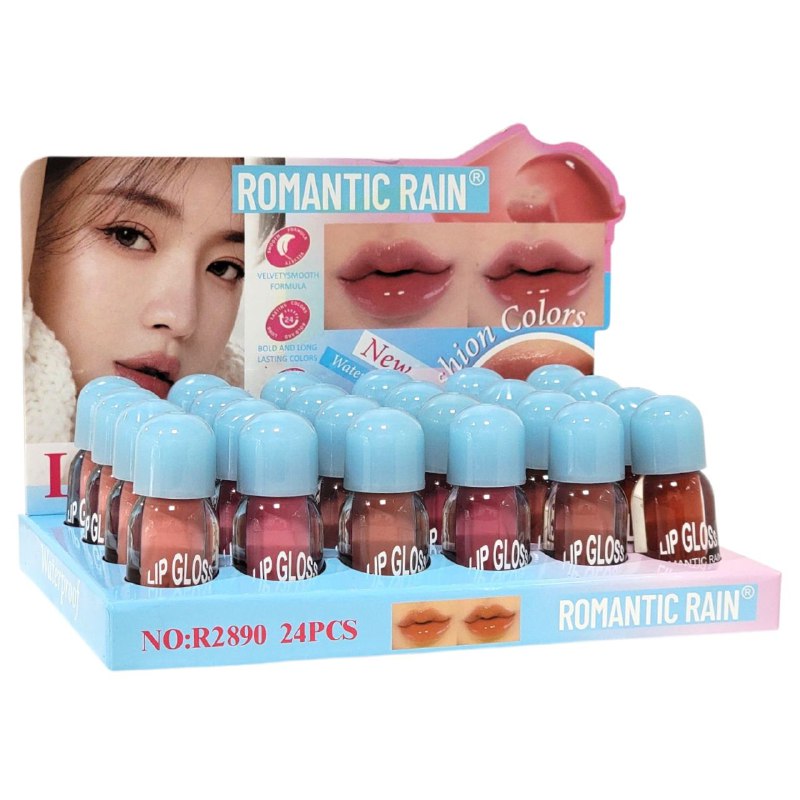 BRILLO LABIAL FORMULA SUAVE DE LARGA DURACION, DUPE DE TOCOBO, ROMANTIC RAIN