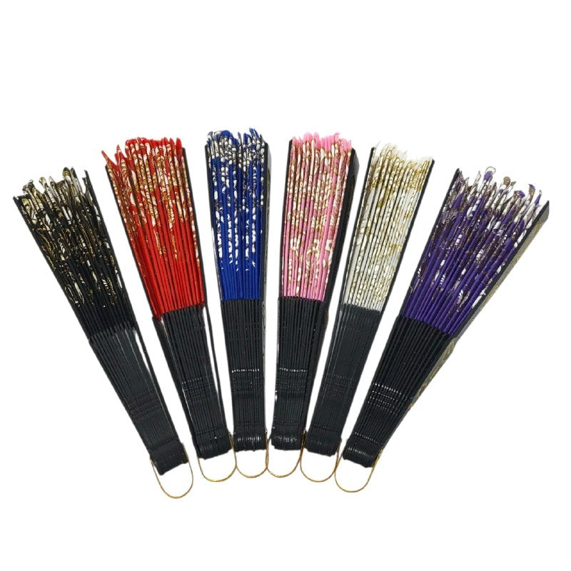 ABANICO DE ENCAJE PERSONAL DISEÑO CLASICO ELEGANTE 23.3X43CM, 6 ESTILOS