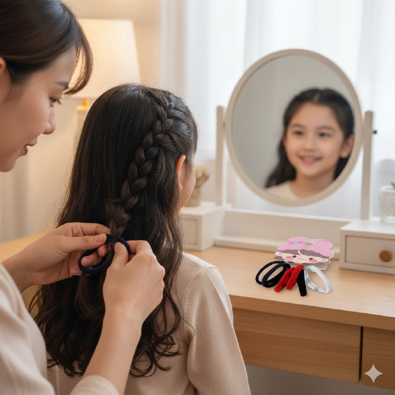 COLAS PARA EL CABELLO GRANDES COLORES VIBRANTES EN PAQUETE DE 12UND