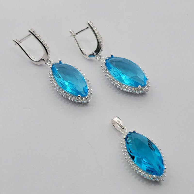 PSET2871 FORMA PIEDRA AZUL