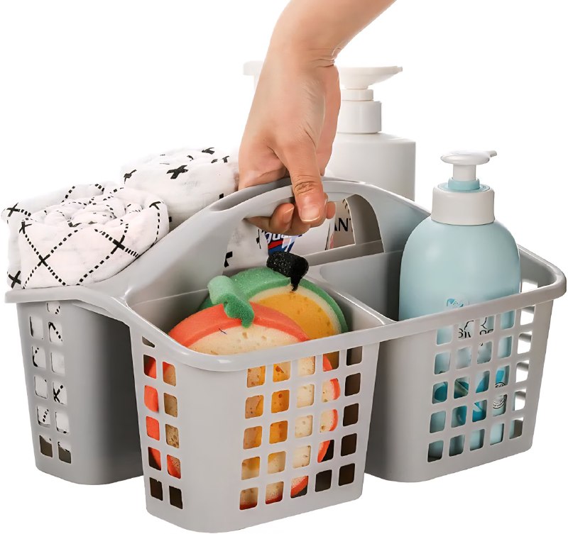 CANASTA ORGANIZADORA DE ALMACENAMIENTO PORTATIL, 3 COLORES