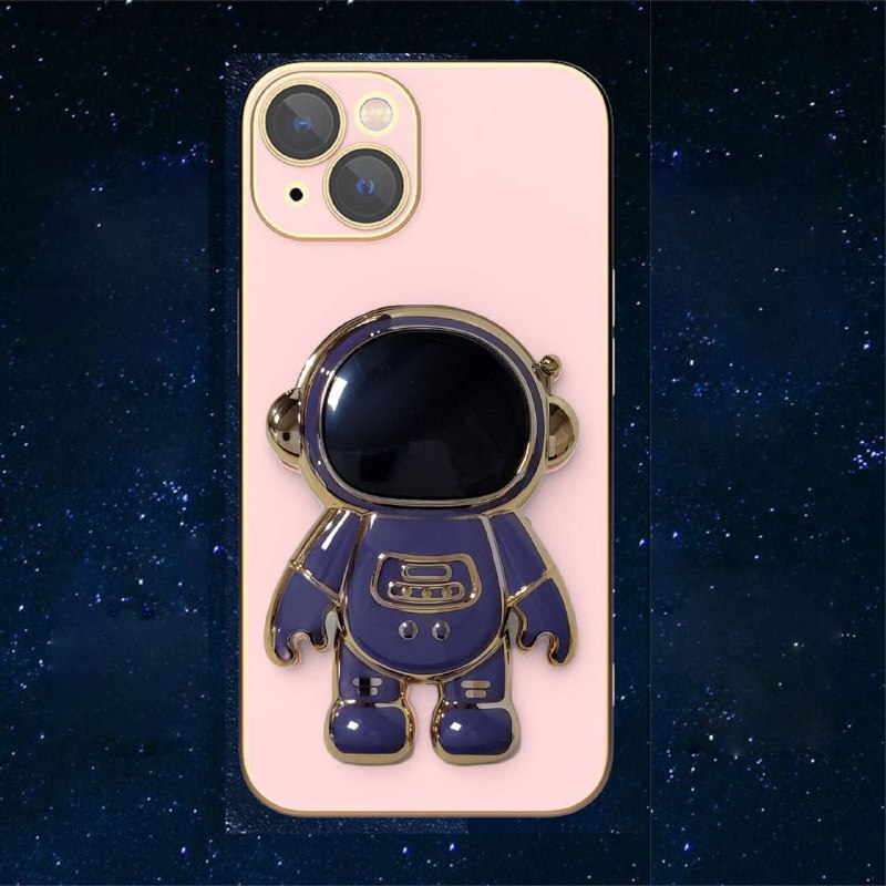 SOPORTE PARA CELULAR DE ASTRONAUTA COLOR MORADO