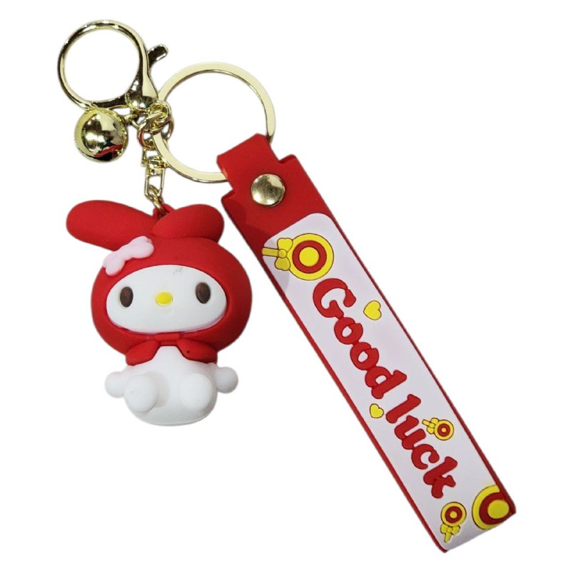 LLAVEROS DE MY MELODY Y KUROMI 4 ESTILOS DISPONIBLES