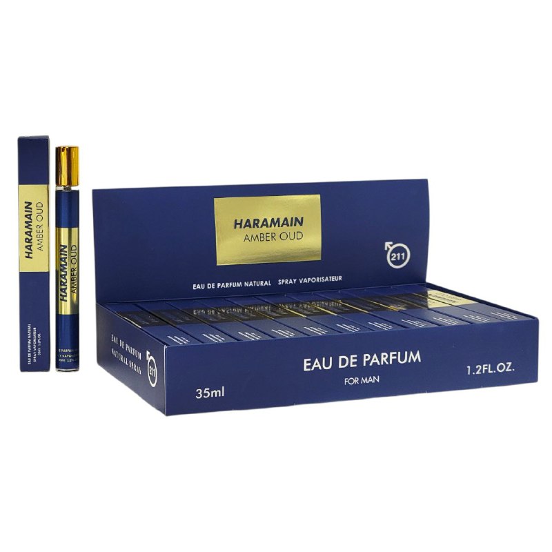 PERFUME EN TUBO PARA HOMBRE HARAMAIN AMBER OUD EDP 35ML (H) (AROMA SIMILAR AL HARAMAIN AMBER OUD)