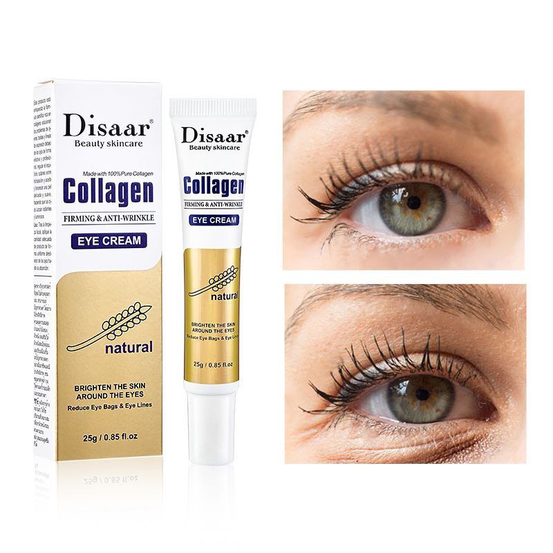 CREMA FACIAL DE OJOS CON COLAGENO PARA OJERAS, BOLSAS Y LINEAS FINAS DISAAR 25G