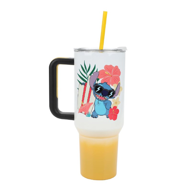 BOTE ORIGINAL TERMICO DE ACERO INOXIDABLE DISNEY STITCH  40OZ