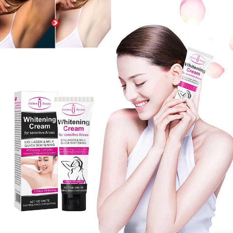 CREMA CORPORAL BLANQUEADORA NATURAL PARA LAS AXILAS POST-DEPILATORIO AICHUN BEAUTY 50ML