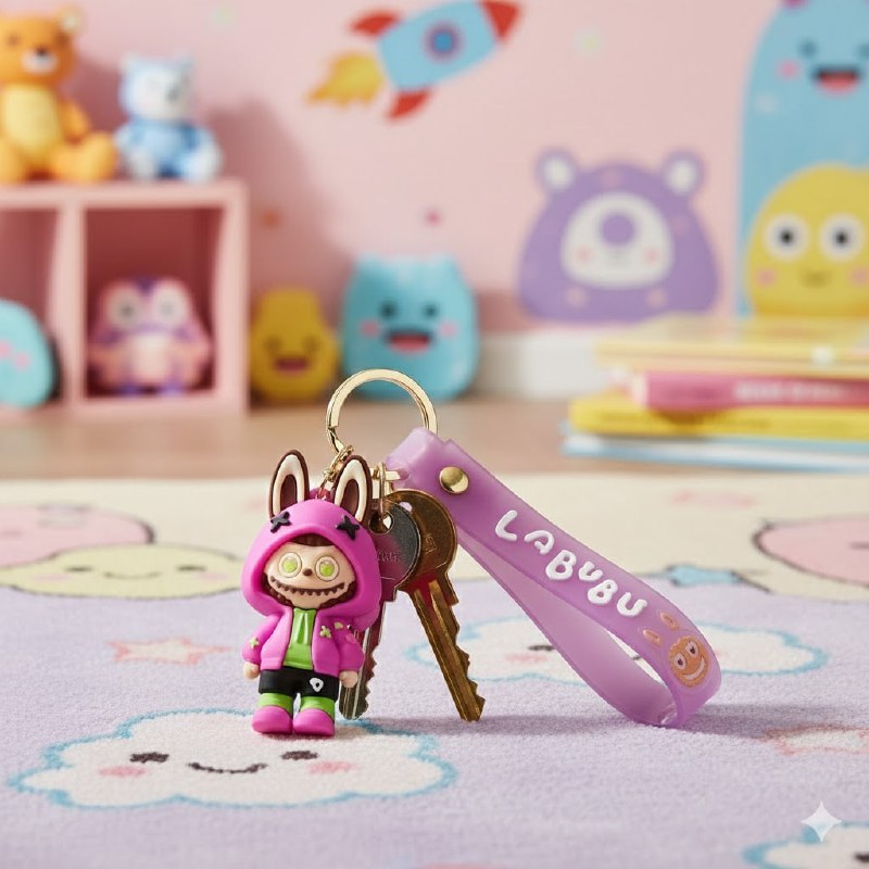 LLAVEROS DE LABUBU, 4 ESTILOS DISPONIBLES