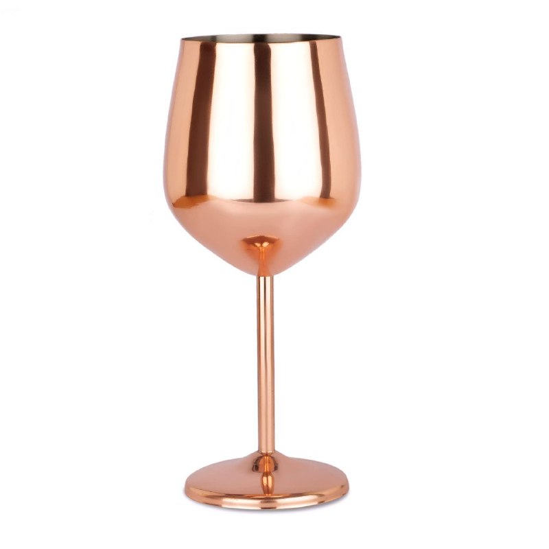 COPA DE VINO O COCTEL METALICA DE ACERO INOXIDABLE