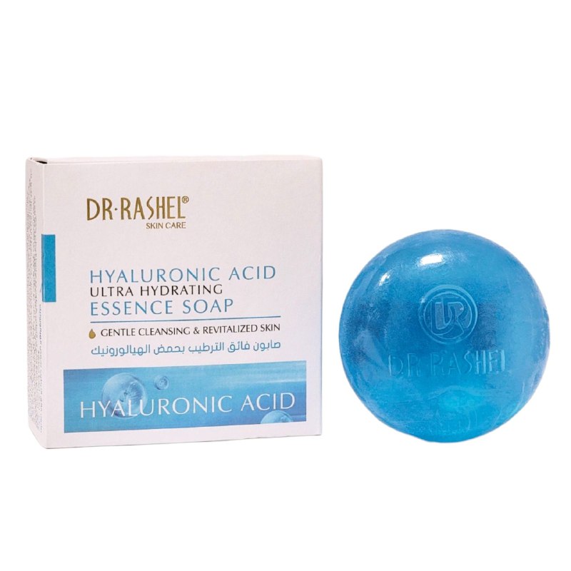 JABON FACIAL EN BARRA ULTRAHIDRATANTE CON ACIDO HIALURONICO 100G, DISEÑADO PARA LIMPIAR SUAVEMENTE MIENTRAS HIDRATA PROFUNDAMENTE LA PIEL DRA RASHEL