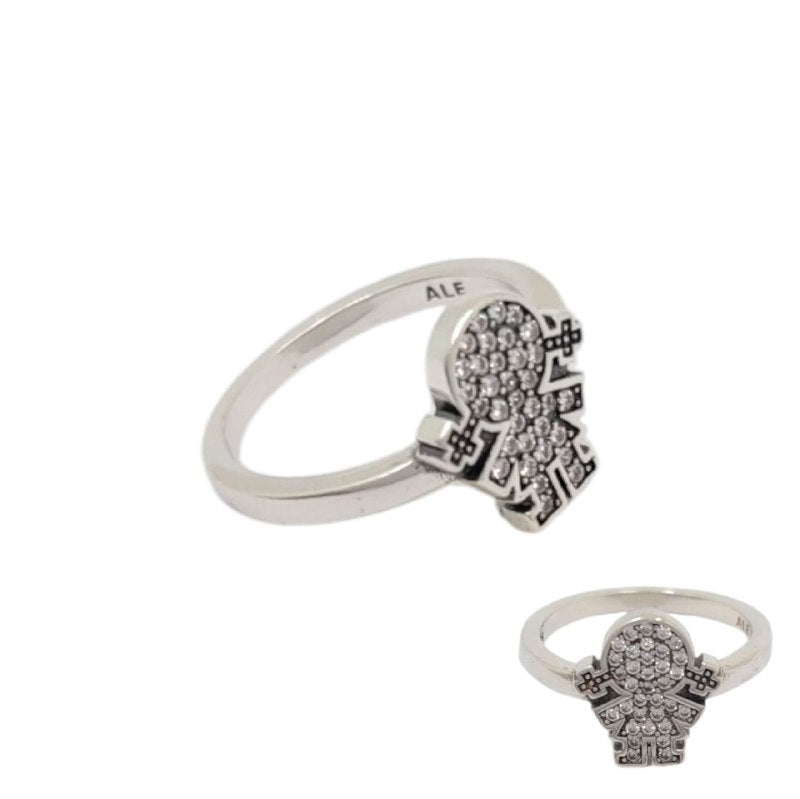 PANI1609 FORMA NIÑA PLATA 9.25