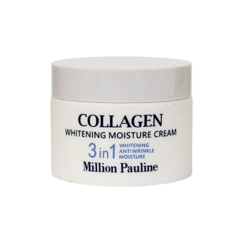 CREMA FACIAL 3 EN 1, HIDRATANTE, ANTIARRUGAS Y BLANQUEADORA DE COLAGENO, SOLUCION TRIPLEMENTE HIDRATANTE APORTA ENERGIA EFECTIVA A LA PIEL MILLION PAULINE COLLAGEN 50G
