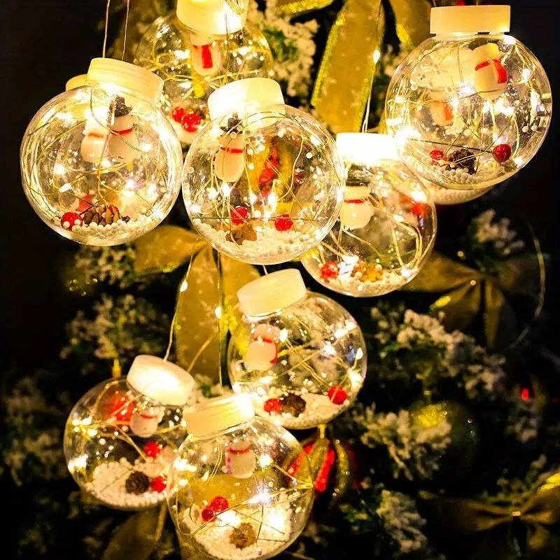 LUCES DECORATIVAS NAVIDEÑAS CORTINA DE LUZ LED DE 10 COLGANTES, PERFECTA PARA INTERIORES Y EXTERIORES, LUZ AMARILLA 23.5X16X16.5CM