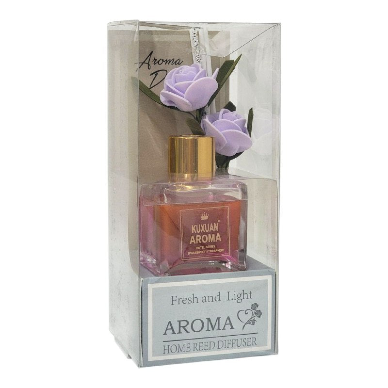 AMBIENTADOR AROMATIZANTE DIFUSOR DE VARILLAS PARA EL HOGAR DE AROMA CONTINUO SIN HUMO NI GOTEO, 4 AROMAS FRESH AND LIGHT