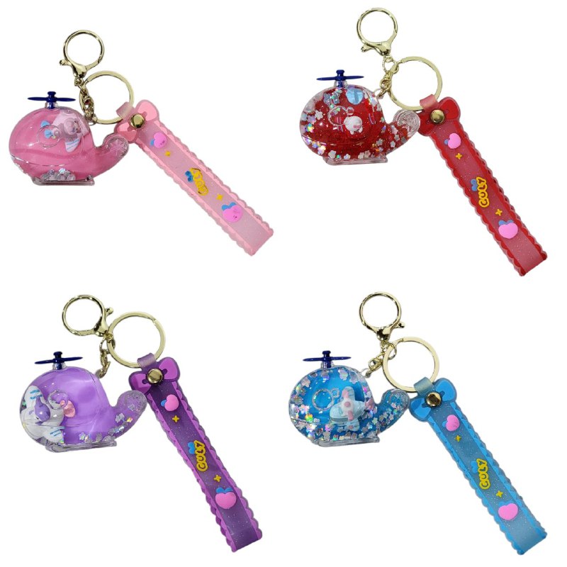 LLAVEROS DE ARENA MOVEDIZA LIQUIDA 4 ESTILOS DISPONIBLES