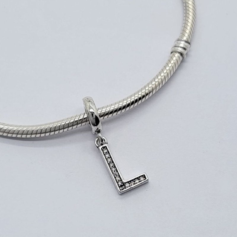 PCHARM4066$L LETRA L PANDORA PLATA 9.25