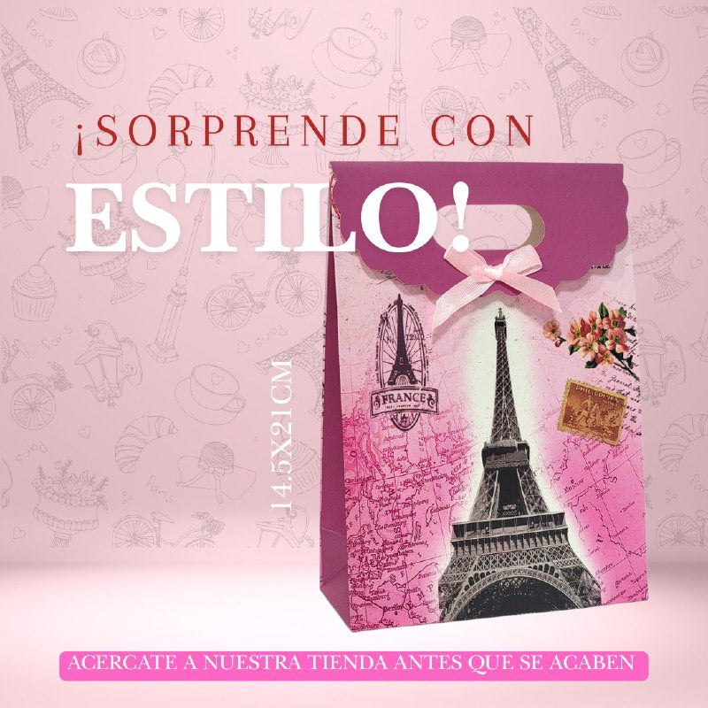 BOLSA DE REGALO MEDIANA 14.5X21CM