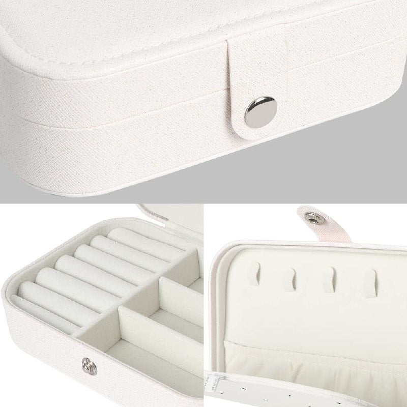 ORGANIZADOR JOYERO SEGURO Y ELEGANTE COMPACTO, 4 COLORES