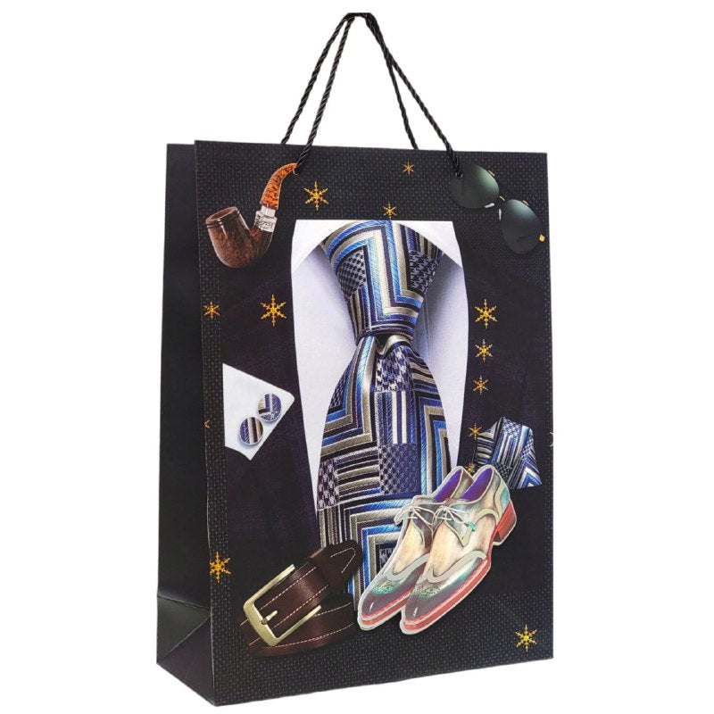 BOLSA DE REGALO PARA HOMBRE GRANDE 30X12X41.5CM