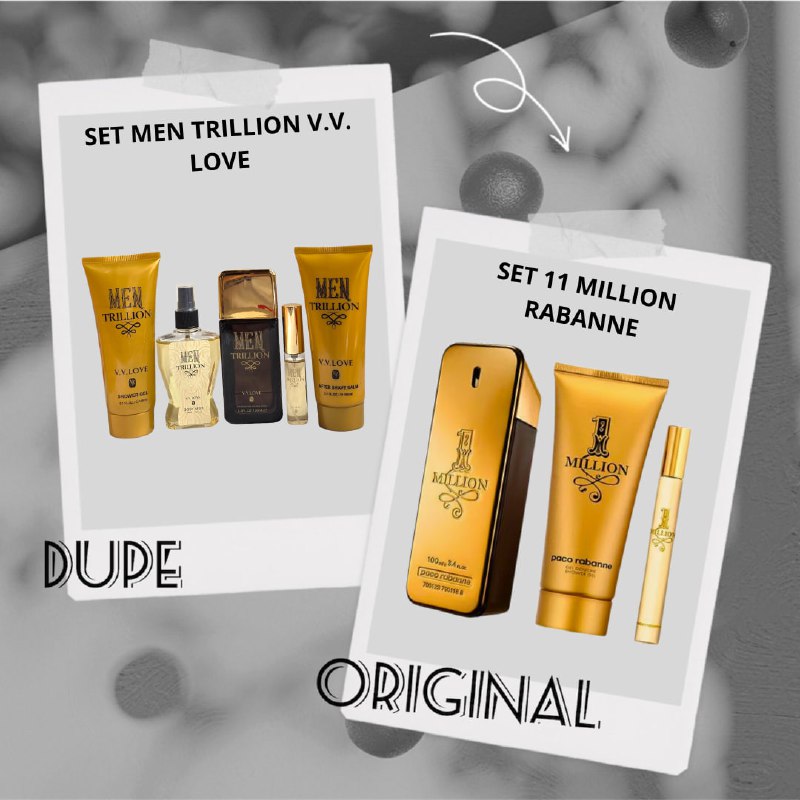 SET VV LOVE MEN TRILLION EDP 100ML, EDP 10ML, BODY LOTION 150ML, SHOWER GEL 150ML, SPLASH 100ML (H)