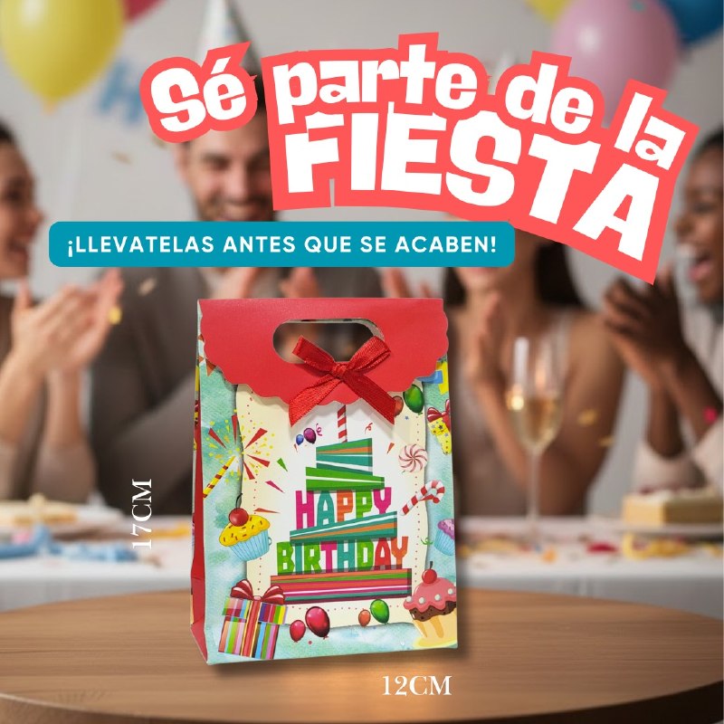 BOLSA DE REGALO EXTRA PEQUEÑA 12X17CM