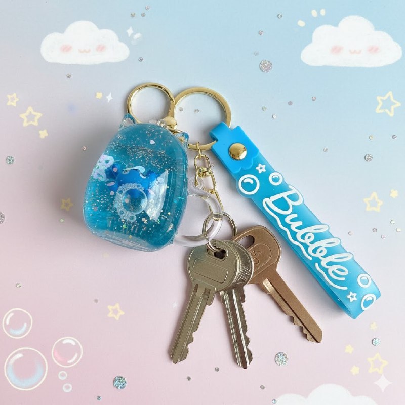 LLAVEROS DE ARENA MOVEDIZA LIQUIDA, 6 ESTILOS DISPONIBLES