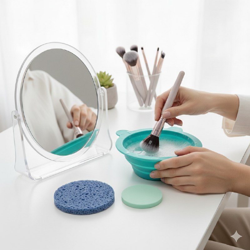 SET DE CUIDADO PERSONAL Y ACCESORIOS DE MAQUILLAJE 4PCS SWEET BEAUTY