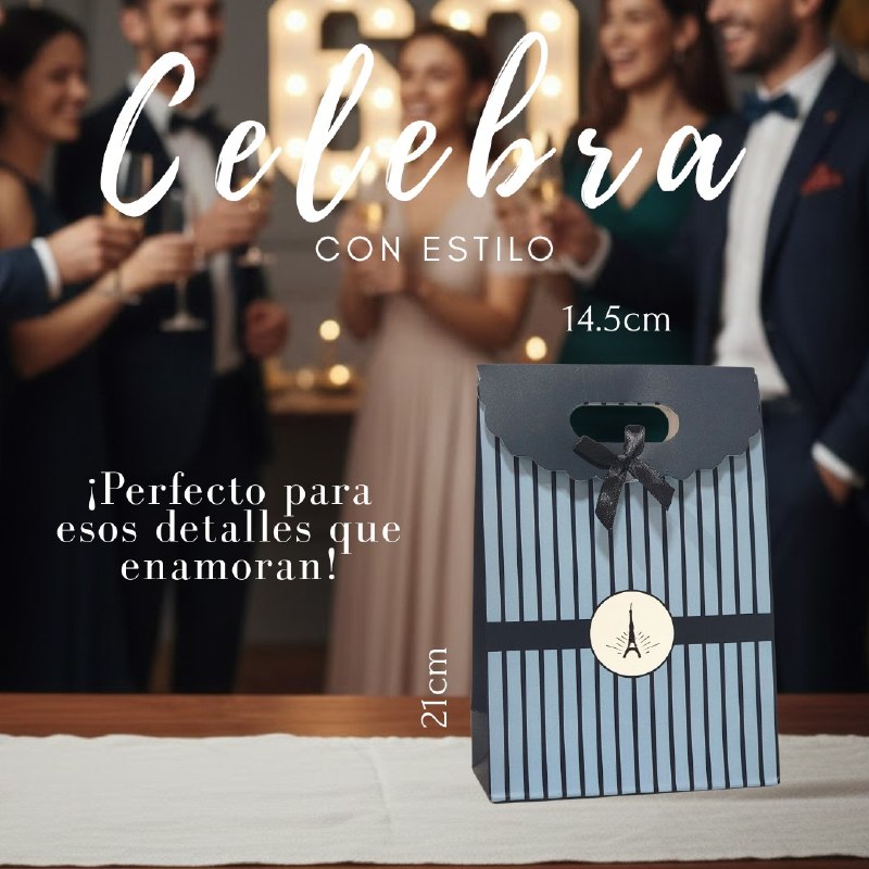 BOLSA DE REGALO MEDIANA 14.5X21CM