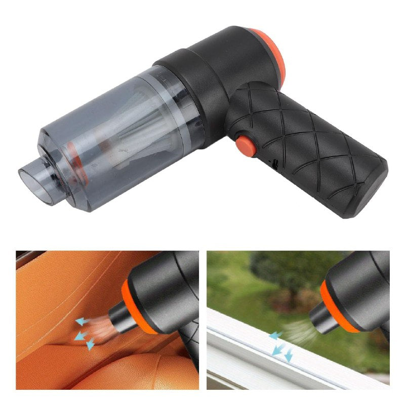 MAQUINA ASPIRADORA DE MANO 2 EN 1, QUE COMBINA SOPLADO Y SUCCION EN UN DISEÑO PORTATIL