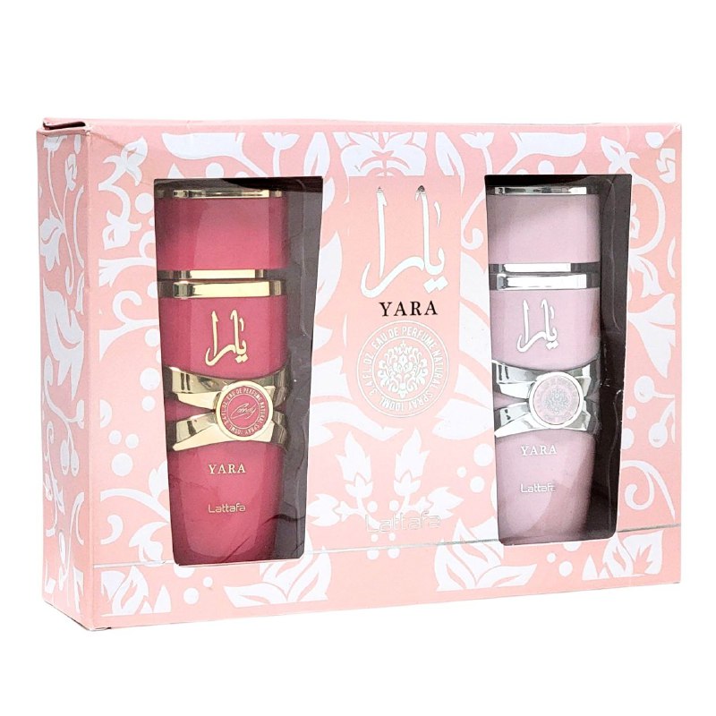 SET LATTAFA YARA Y YARA CANDY ECONOMICO DE CALIDAD AA EDP 100MLX2 (M)