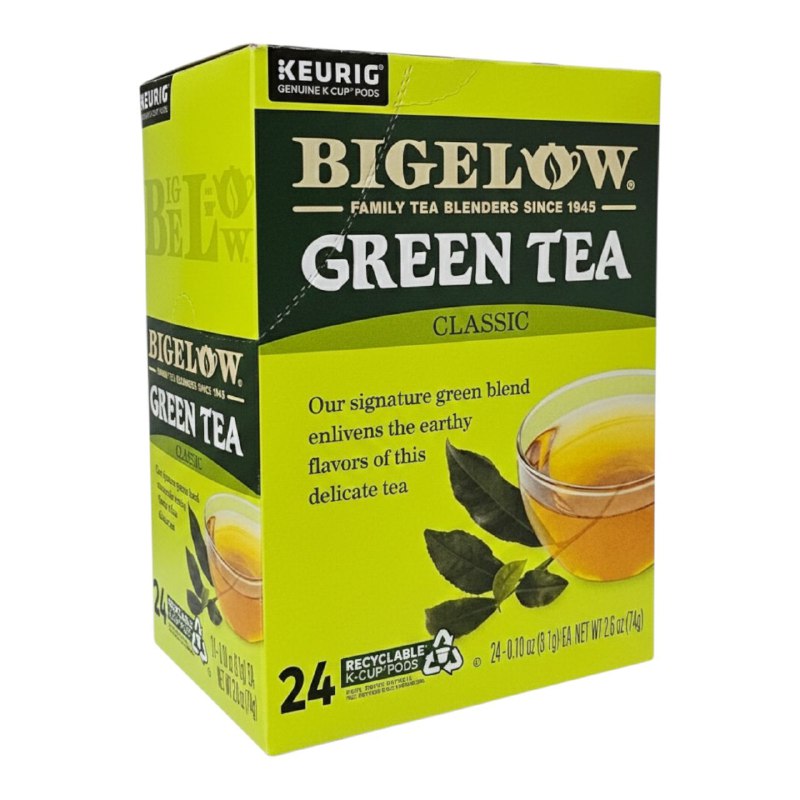 TE VERDE CLASICO CON CAFEINA RELAJANTE EN CAPSULAS BIGELOW 24UND