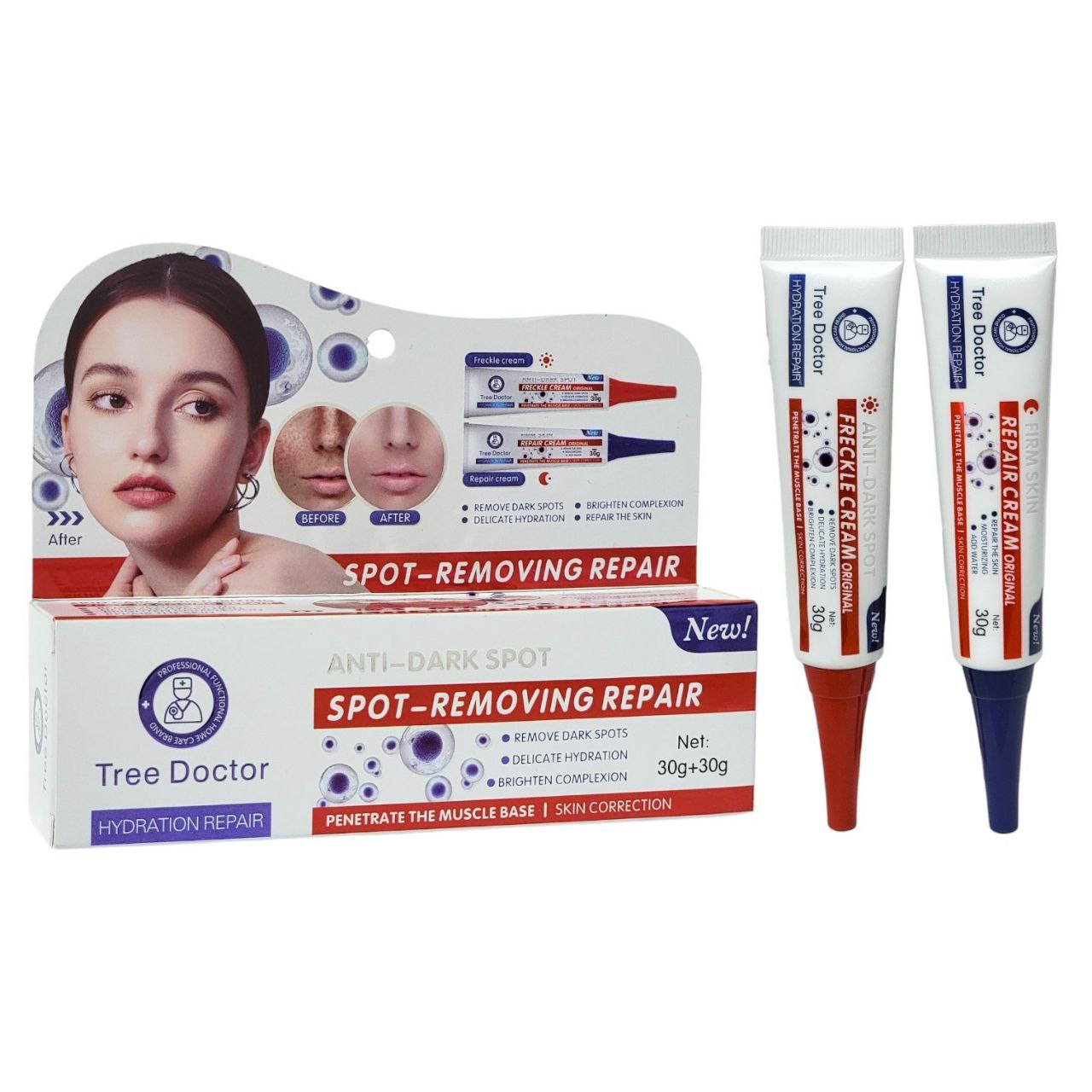 TRATAMIENTO ANTI-MANCHAS Y REPARACION 2PCS TREE DOCTOR 60G