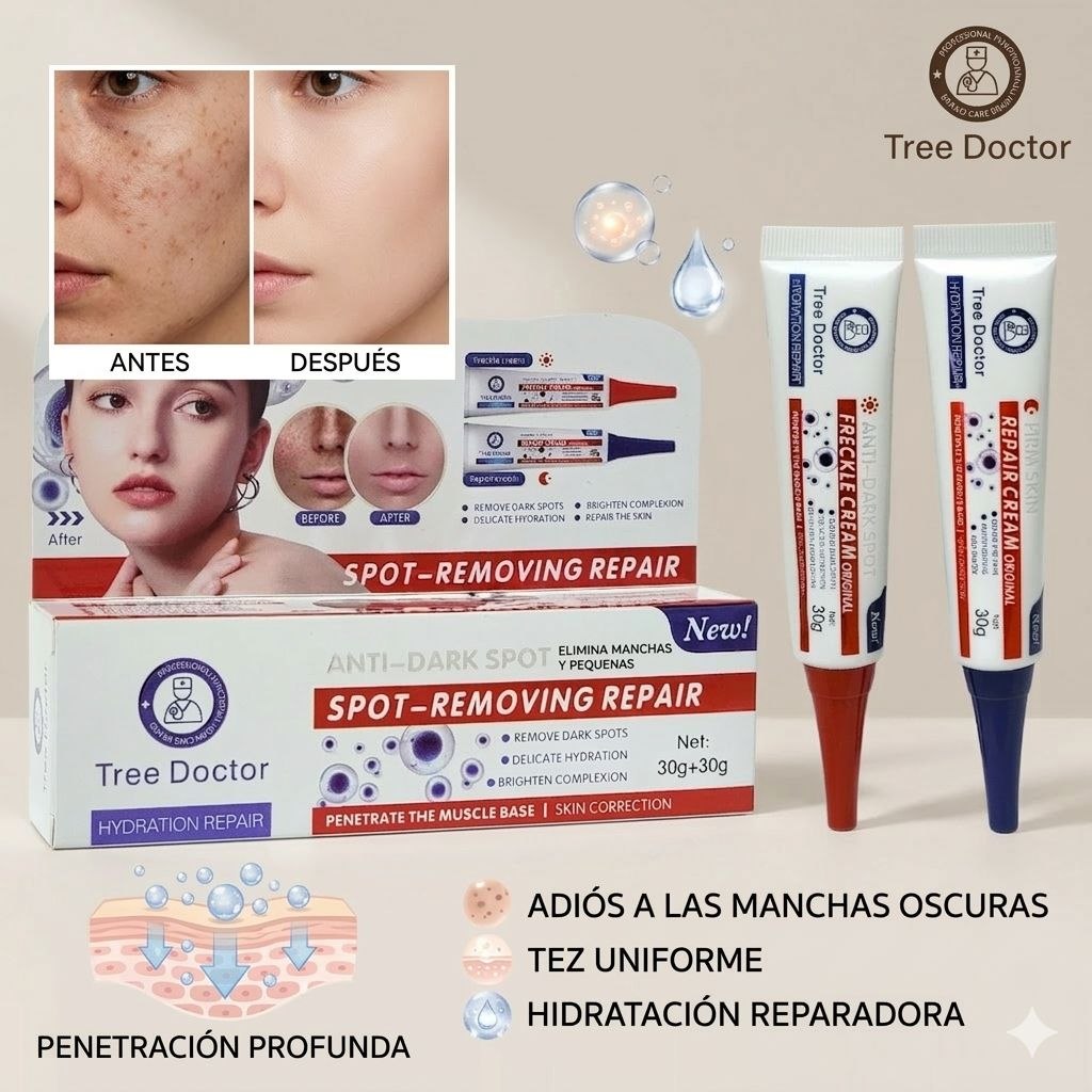 TRATAMIENTO ANTI-MANCHAS Y REPARACION 2PCS TREE DOCTOR 60G
