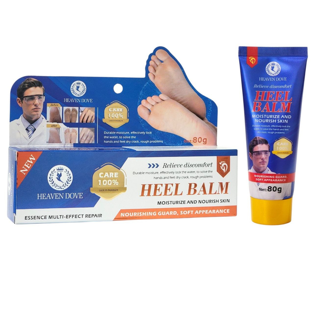 BALSAMO PARA TALON DE PIE DE REPARACION HUMECTACION DURADERA HEAVEN DOVE 80G