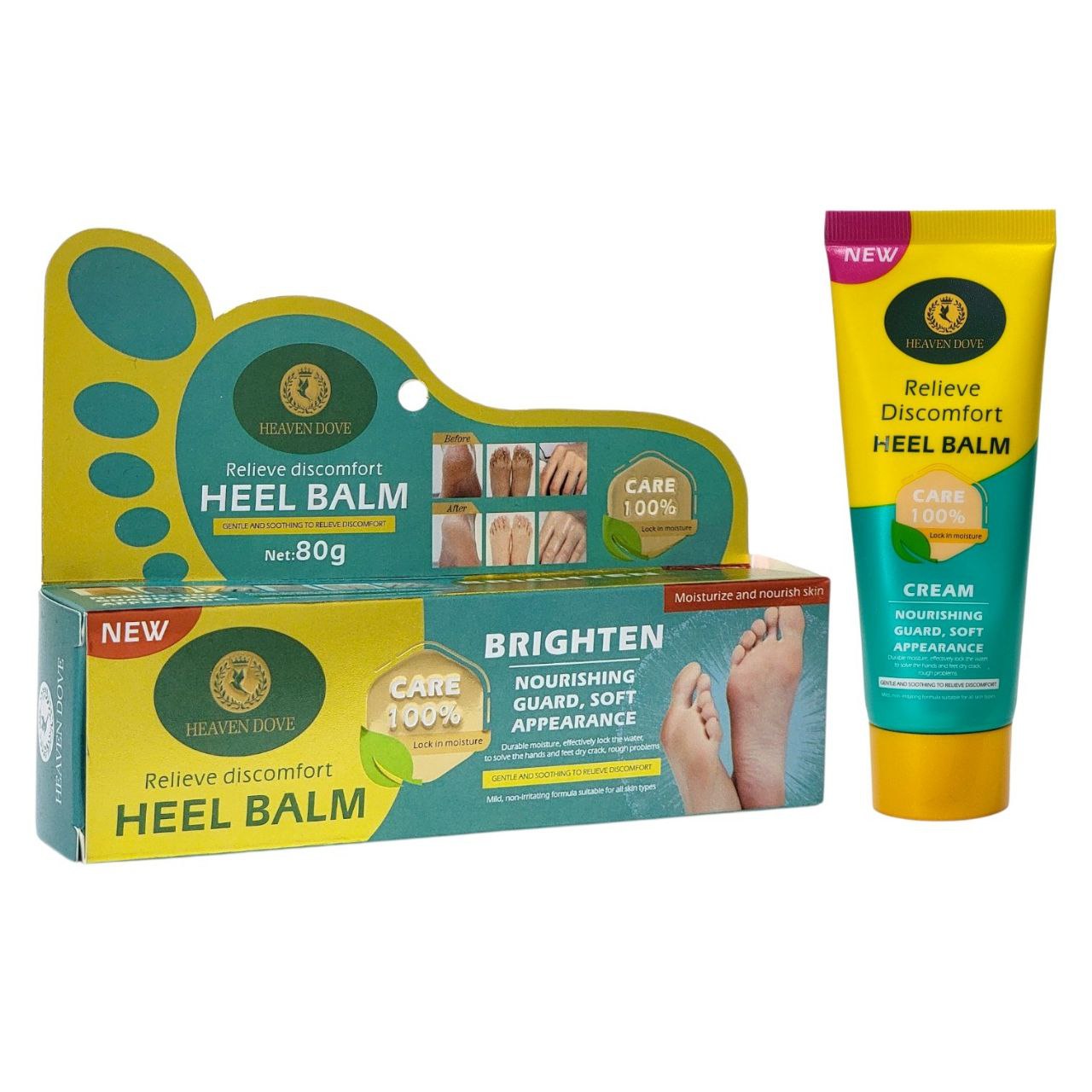 BALSAMO PARA TALON DE PIE ACLARANTE PARA ZONAS HIPERPIGMENTADAS Y SECAS HEAVEN DOVE 80G