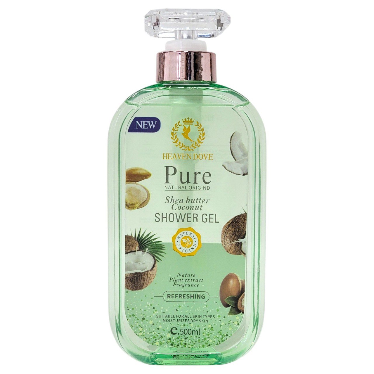 GEL DE DUCHA DE MANTECA DE KARITÉ Y COCO HEAVEN DOVE 500ML