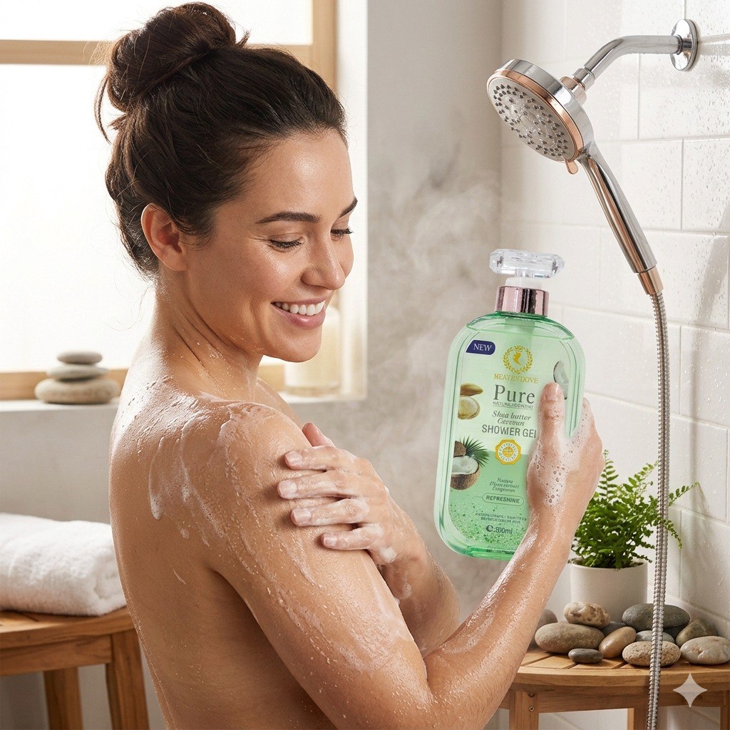 GEL DE DUCHA DE MANTECA DE KARITÉ Y COCO HEAVEN DOVE 500ML