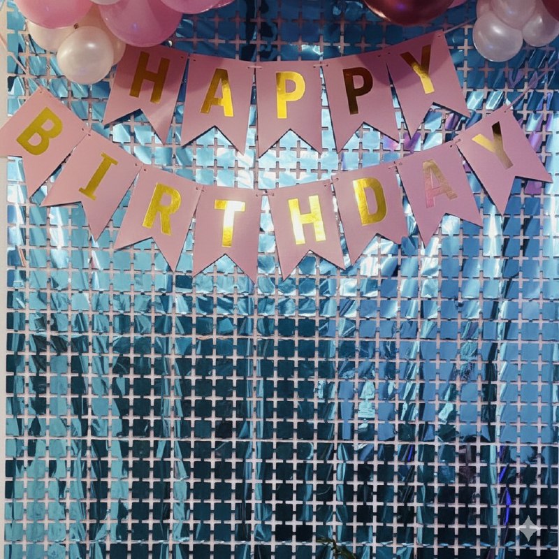 DECORACION ADORNO CORTINAS DE FLECOS FOIL PARA CUMPLEAÑOS FOIL FRINGE, 4 ESTILOS