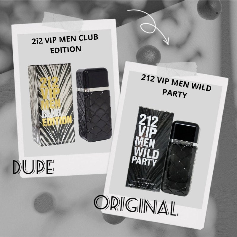 2I2 VIP MEN CLUB EDITION EDP 110ML (H) (AROMA SIMILAR CAROLINA HERRERA 212 VIP MEN WILD PARTY)