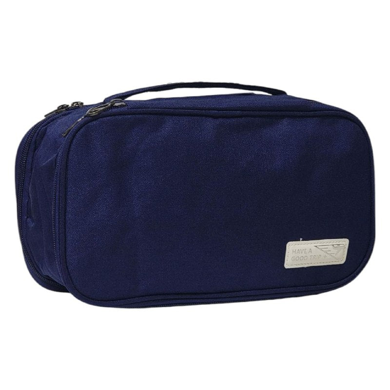 BOLSO ECONOMICO ORGANIZADOR DE ROPA INTERIOR DE GRAN CAPACIDAD IMPERMEABLE 3 COLORES TABU 27X12X15CM