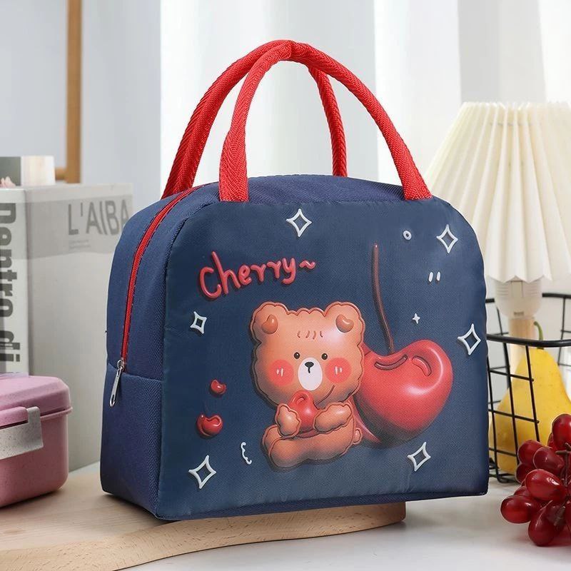 LONCHERA TERMICA PARA NIÑOS, PRACTICA Y DIVERTIDA 4 DISEÑOS 23X18CM