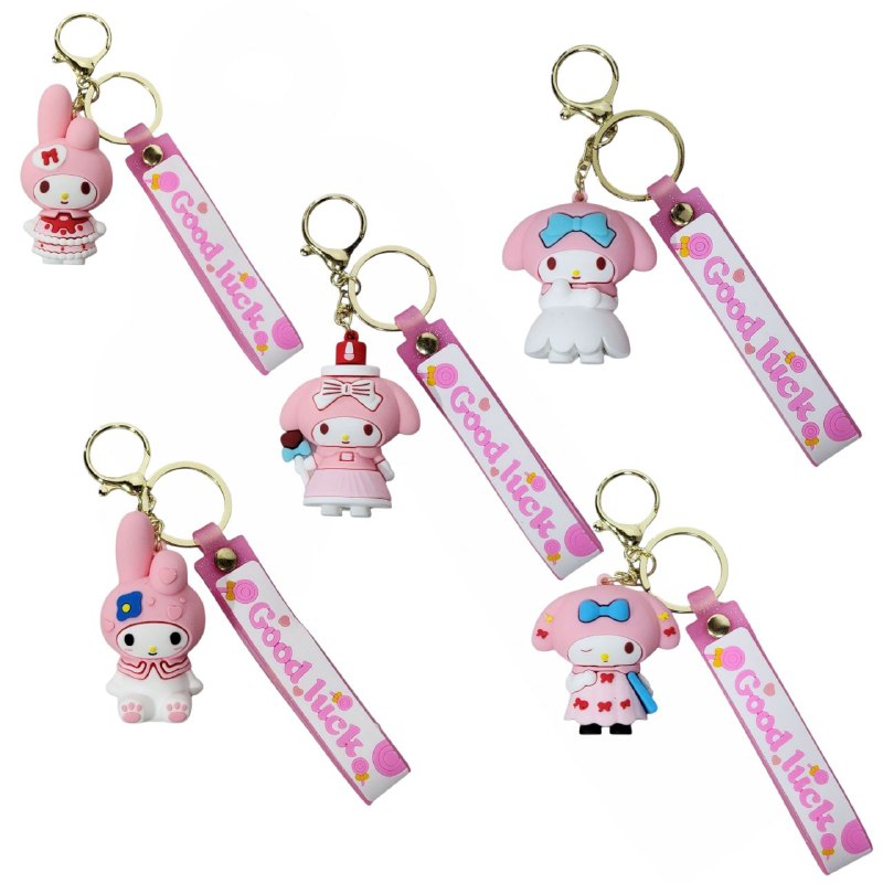 LLAVEROS DE MY MELODY 5 ESTILOS DISPONIBLES
