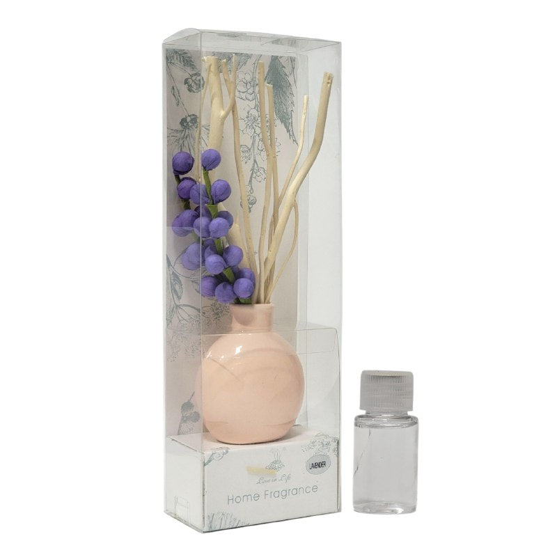 AMBIENTADOR AROMATIZANTE DIFUSOR DE VARILLAS PARA EL HOGAR DE AROMA CONTINUO SIN HUMO NI GOTEO, 5 AROMAS REED DIFFUSER