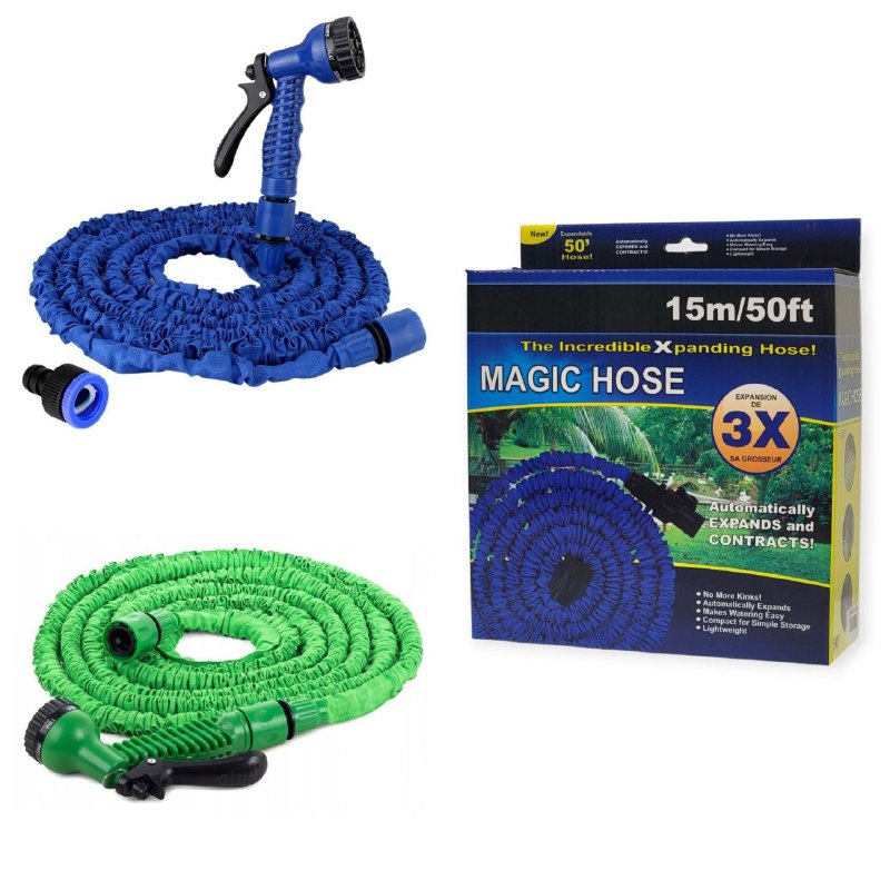 MANGUERA EXPANDIBLE FLEXIBLE ANTI FUGAS DE 15MTS MAGIC HOSE