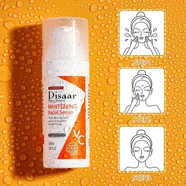 SUERO FACIAL BLANQUEADOR REJUVENECEDOR CON VITAMINA C DISAAR 50ML